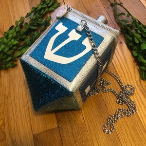 betsey johnson dreidel purse